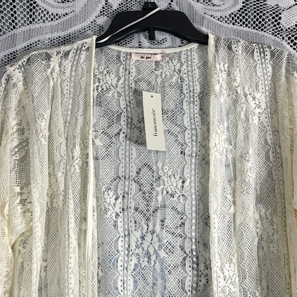 🍎Francesca’s - Ivory Swim Coverup - Picture 3 of 7